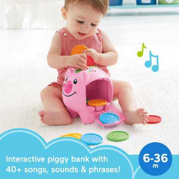 Fisher-Price Laugh & Learn Smart Stages Piggy Bank Interactive Baby & Toddler Toy