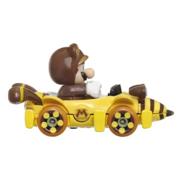 Hot Wheels Mario Kart Veículo de Brinquedo Tanooki Mario Bumble V - Imagem 3 de 4