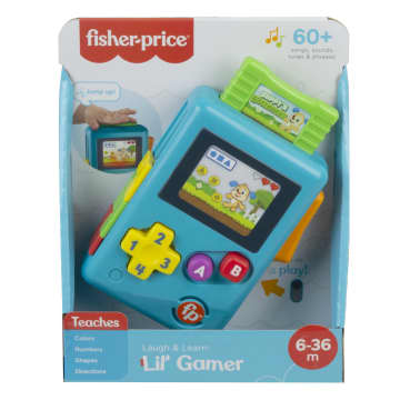 Fisher-Price Laugh & Learn Lil’ Gamer Pretend Video Game Learning Toy For infants & Toddlers