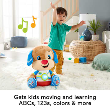 Fisher-Price Laugh & Learn So Big Puppy, Large Musical Plush Learning Toy