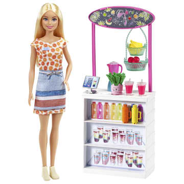 Barbie Fashion & Beauty Boneca Conjunto de Sucos Tropicais