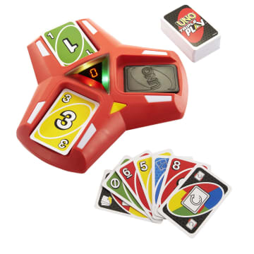 UNO Triple Play Card Game, Game For Family Night, Lights And Sounds