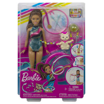 Barbie Dreamhouse Adventures Spin ‘N Twirl Gymnast Doll And Accessories