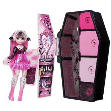 Monster High Doll, Draculaura, Skulltimate Secrets: Fearidescent Series - Image 1 of 6