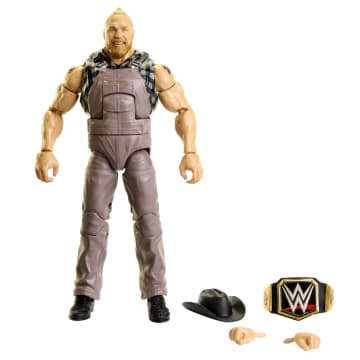WWE Elite Collection Brock Lesnar Action Figure With Accessories, 6-inch Posable Collectible - Imagen 1 de 6