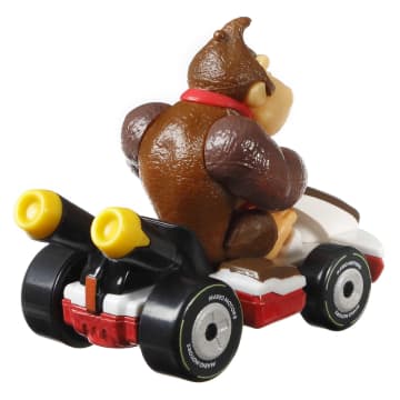 Hot Wheels Mario Kart Veículo de Brinquedo Kart Padrão Donkey Kong - Image 3 of 4