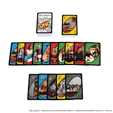 UNO Friends Card Game For Family, Adult & Party Nights, Collectible Inspired By Tv Series - Imagen 6 de 6