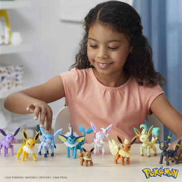 MEGA Pokémon Action Figure Building Toys For Kids, Every Eevee Evolution With 470 Pieces, 9 Poseable Characters, Gift Idea