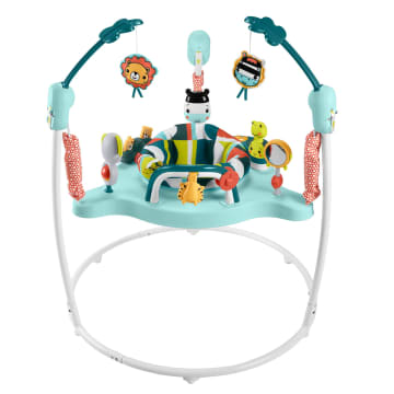 Fisher-Price Colorful Corners Jumperoo Baby Activity Center With Lights Music And Sounds - Image 1 of 6