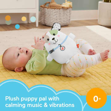 Fisher Price Calming Vibes Puppy SooTher Portable Sound Machine Plush Toy For Newborns