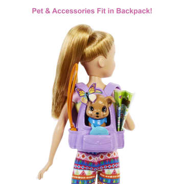 Barbie It Takes Two Stacie Camping Doll With Pet Puppy & Accessories, 3 To 7 Year Olds
