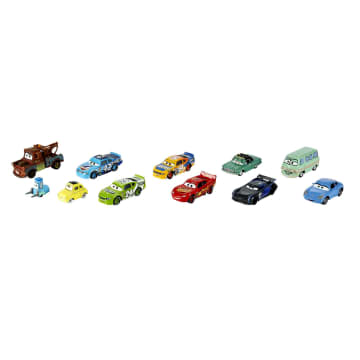 Cars de Disney y Pixar Vehículo de Juguete Personajes Paquete de 10