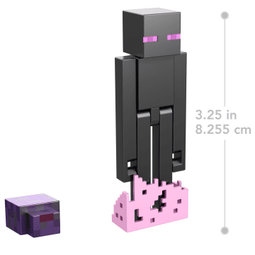 Minecraft Action Figures & Accessories Collection, 3.25-in Scale & Pixelated Design (Characters May Vary) - Imagen 5 de 6