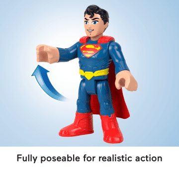 Imaginext DC Super Friends Superman XL Figure, 10-inch Poseable Preschool Toy