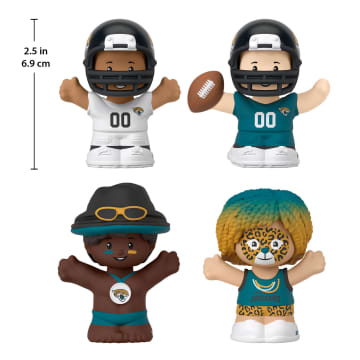 Little People Collector Jacksonville Jaguars Special Edition Set For Adults & NFL Fans, 4 Figures - Image 2 of 6