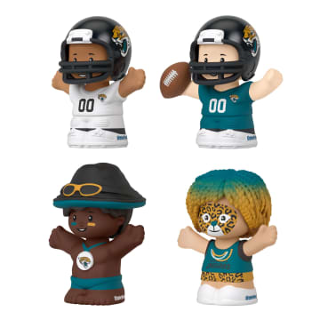 Little People Collector Jacksonville Jaguars Special Edition Set For Adults & NFL Fans, 4 Figures - Image 3 of 6