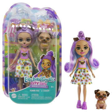 Enchantimals Dolls | City Tails Penna Pug Doll And Figure - Image 1 of 3