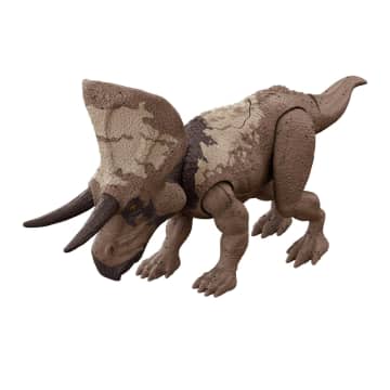 Jurassic World Dinossauro de Brinquedo Zuniceratops Mordida de Ataque - Image 1 of 6