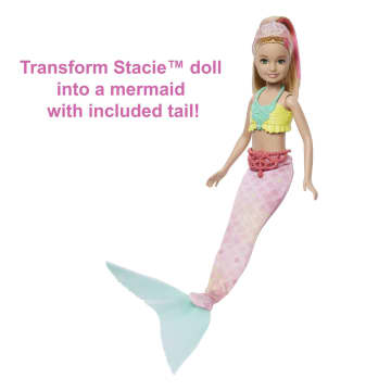 Barbie Mermaid Power Stacie Doll With Mermaid Tail, Pet & Accessories