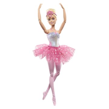 Barbie Fantasía Muñeca Bailarina Luces Brillantes Tutú Rosa - Image 5 of 6