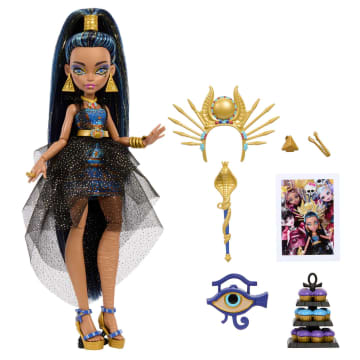 Monster High Cleo De Nile Doll in Monster Ball Party Dress With Accessories - Imagen 1 de 6