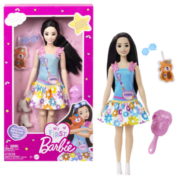 Barbie My First Barbie Boneca Saia Flor com Raposa