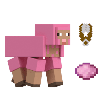 Minecraft Action Figures & Accessories Collection, 3.25-in Scale & Pixelated Design (Characters May Vary) - Image 1 of 6