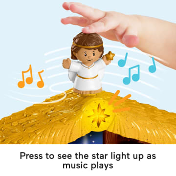Fisher-Price Little People Nativity Set For Toddlers With Light & Music, 18 Play Pieces - Imagem 3 de 6