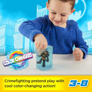 Imaginext DC Super Friends Batman Figure Set With Two-Face And Color-Changing Action, Preschool Toys - Imagem 2 de 6