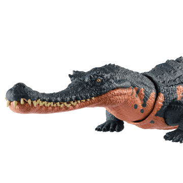Jurassic World Wild Roar Gryposuchus Dinosaur Action Figure Toy With Attack & Sound - Imagem 5 de 6