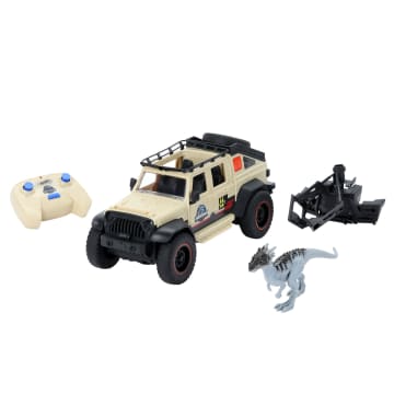 Matchbox Jurassic World Jeep Gladiator RC, Remote-Control Vehicle
