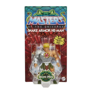 Masters of the Universe Origins Figura de Acción He-Man Armadura de Serpiente de 5.5"