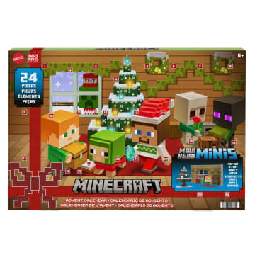 Minecraft Toys, Mob Head Minis Advent Calendar, Gift For Kids