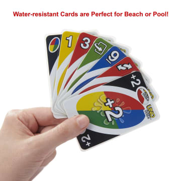 UNO Flip Splash Matching Card Game For 7 Year Olds & Up