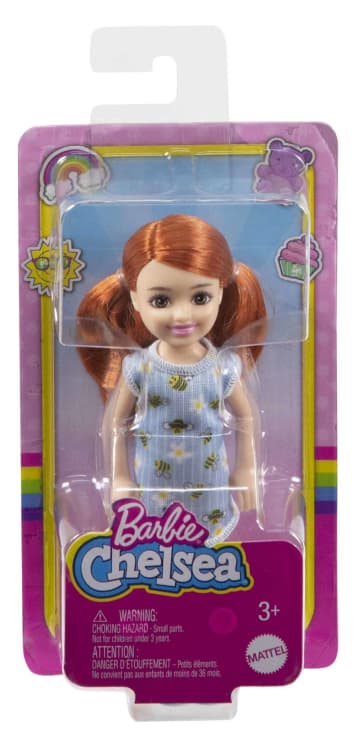 Barbie Chelsea Doll (Red Hair) in Bumblebee Dress, Toy For 3 Year Olds & Up