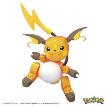 MEGA Pokémon Pikachu Evolution Set With Posable Figures Building Set For Kids (160 Pcs)