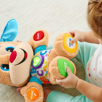 Fisher-Price Aprender e Brincar Brinquedo para Bebês Cachorrinho Aprende Comigo