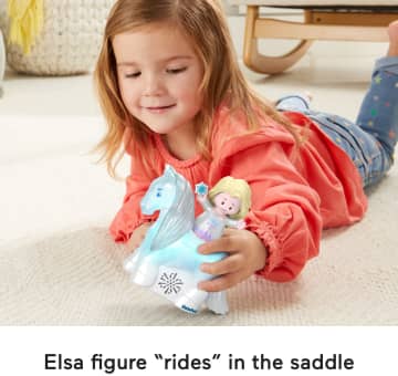 Disney Frozen Elsa & Nokk Little People Figure Set With Lights & Sounds For Toddlers