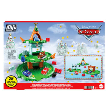 Disney And Pixar Cars Minis Advent Calendar With 4 Mini Cars, Track & Accessories - Imagen 6 de 6