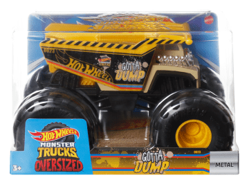 Hot Wheels Monster Trucks Vehículo de Juguete Gotta Dump Escala 1:24 - Imagen 5 de 5