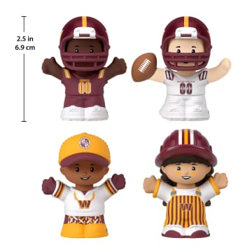 Little People Collector Washington Commanders Special Edition Set For Adults & NFL Fans, 4 Figures - Image 2 of 6