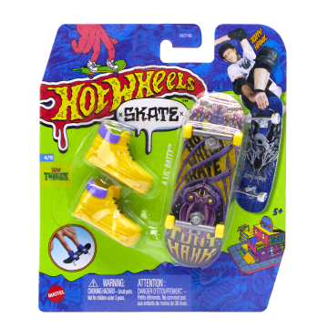 Hot Wheels Skate Veículo de Brinquedo Skateboard A LIL' BATTY™ com Tênis - Imagem 5 de 5