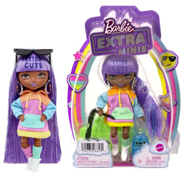 Barbie Extra Minis Muñeca Vestido Sudadera