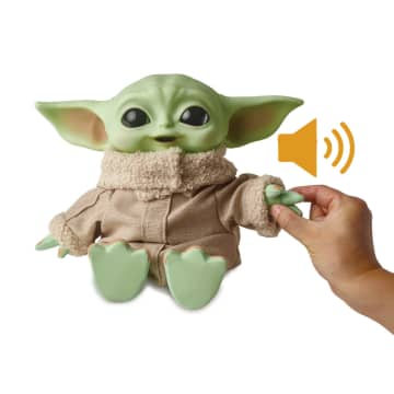 STAR WARS The Child Talking Plush Toy with Character Sounds and  Accessories, The Mandalorian Toy for Kids Ages 3 and Up, Green