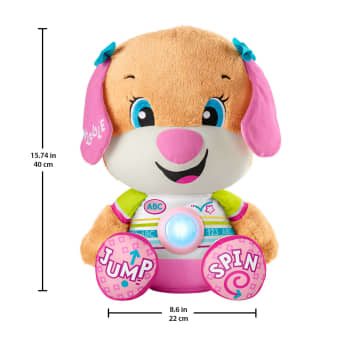 Fisher-Price Laugh & Learn So Big Sis, Large Musical Plush Learning Toy