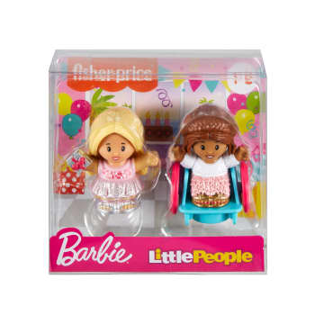 Fisher-Price Little People Barbie Party Figure Pack, 2 Characters For Toddlers