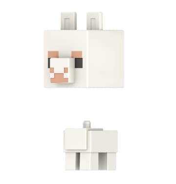 Minecraft Vanilla Figura de Acción Cabeza Mob Mini Llama Blanca