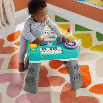 Fisher-Price Laugh & Learn Mix & Learn DJ Table Musical Learning Toy For Baby & Toddler, Multi-Language Version - Imagen 2 de 7