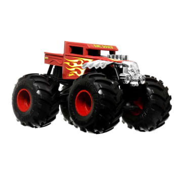 Hot Wheels Monster Trucks Vehículo de Juguete Bone Shaker Rojo Escala 1:24 - Image 2 of 5