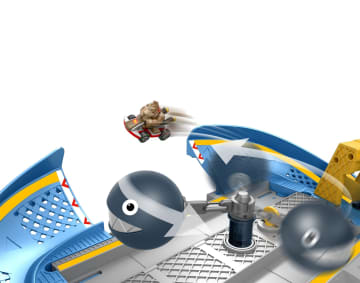 Hot Wheels Mario Kart Pista de Brinquedo Chain Chomp - Imagen 4 de 6
